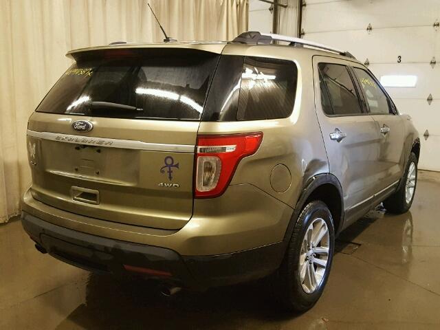 1FMHK8D82CGB03410 - 2012 FORD EXPLORER X GREEN photo 4