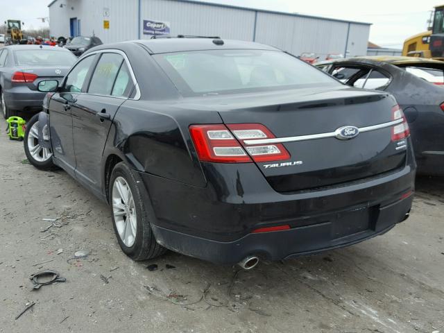 1FAHP2E86FG151116 - 2015 FORD TAURUS SEL BLACK photo 3