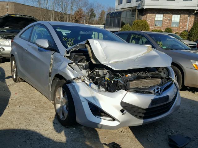 KMHDH6AE1DU008836 - 2013 HYUNDAI ELANTRA CO SILVER photo 1