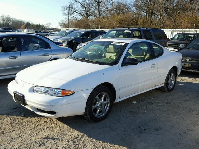 1G3NF12E53C238058 - 2003 OLDSMOBILE ALERO GLS WHITE photo 2