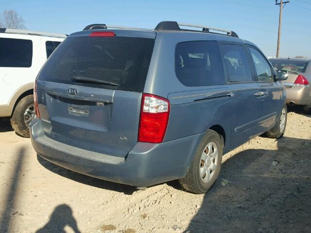 KNDMB233276171725 - 2007 KIA SEDONA EX GRAY photo 4