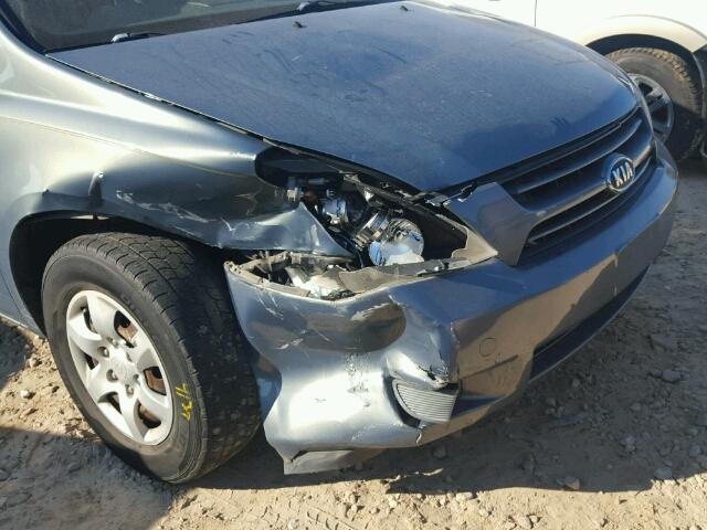 KNDMB233276171725 - 2007 KIA SEDONA EX GRAY photo 9