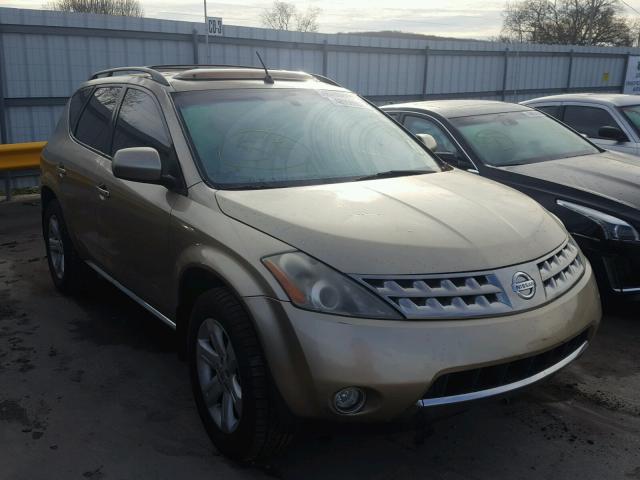 JN8AZ08T57W500479 - 2007 NISSAN MURANO SL GOLD photo 1