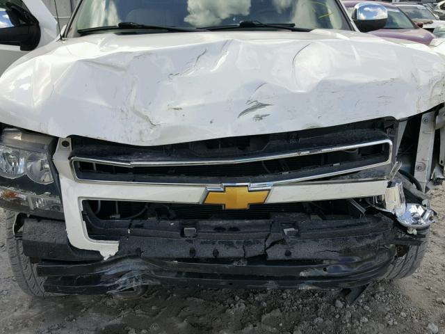 3GNMCGE04CG244803 - 2012 CHEVROLET AVALANCHE WHITE photo 9