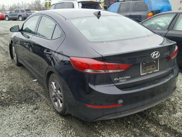 5NPD84LF7HH048126 - 2017 HYUNDAI ELANTRA SE BLACK photo 3