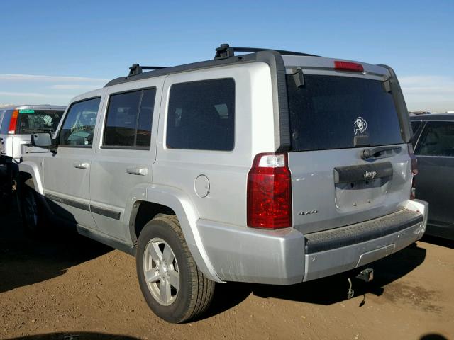 1J8HG48N87C601020 - 2007 JEEP COMMANDER ვერცხლისფერი ფოტო 3