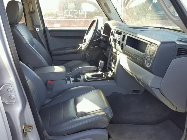 1J8HG48N87C601020 - 2007 JEEP COMMANDER SILVER photo 5