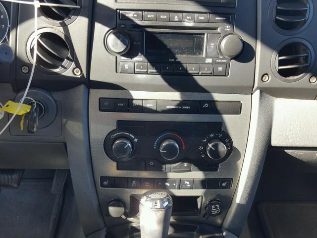 1J8HG48N87C601020 - 2007 JEEP COMMANDER ვერცხლისფერი ფოტო 9