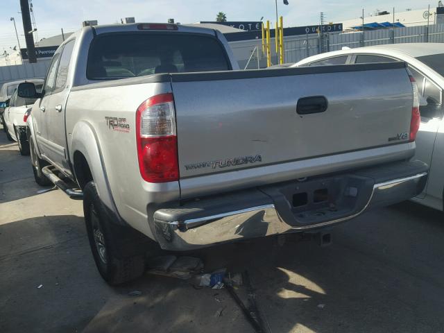 5TBET34134S444874 - 2004 TOYOTA TUNDRA DOU GRAY photo 3