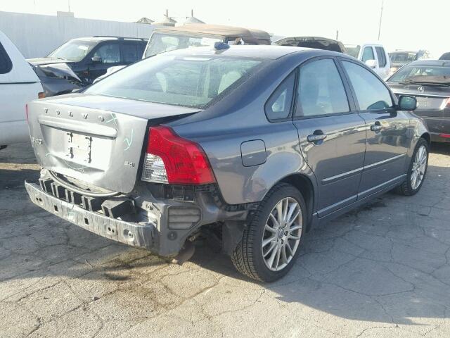 YV1382MS8A2495321 - 2010 VOLVO S40 2.4I GRAY photo 4