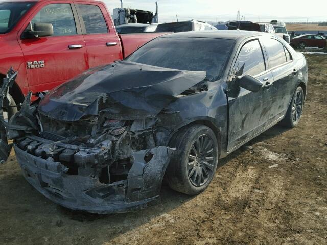 3FADP0L35AR406446 - 2010 FORD FUSION HYB BLACK photo 2