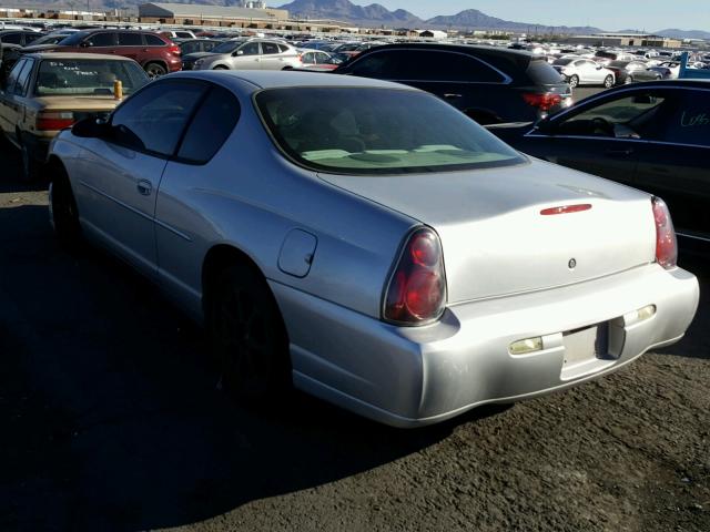 2G1WW12E339438960 - 2003 CHEVROLET MONTE CARL ვერცხლისფერი ფოტო 3
