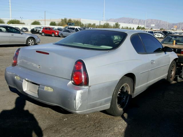 2G1WW12E339438960 - 2003 CHEVROLET MONTE CARL ვერცხლისფერი ფოტო 4
