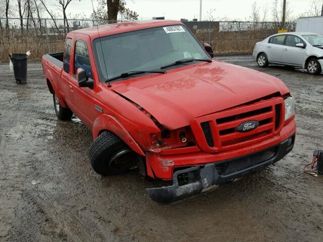 1FTYR44U36PA33524 - 2006 FORD RANGER SUP RED photo 1