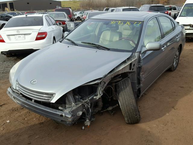 JTHBA30GX45044275 - 2004 LEXUS ES 330 BLUE photo 2