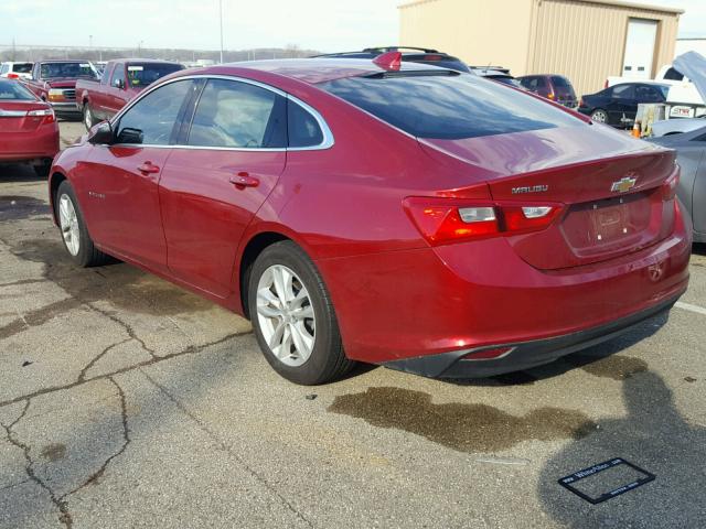 1G1ZE5ST0GF242557 - 2016 CHEVROLET MALIBU LT Qırmızı foto 3