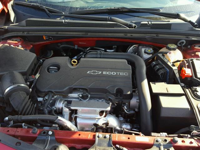 1G1ZE5ST0GF242557 - 2016 CHEVROLET MALIBU LT Qırmızı foto 7