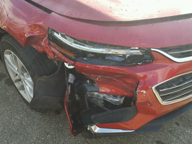 1G1ZE5ST0GF242557 - 2016 CHEVROLET MALIBU LT Qırmızı foto 9