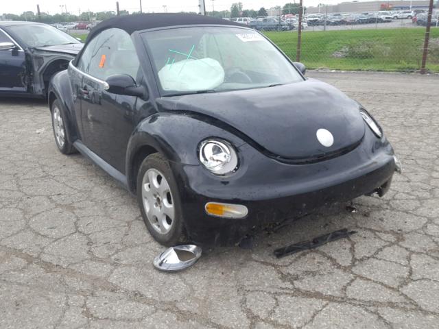 3VWCK21Y23M316134 - 2003 VOLKSWAGEN NEW BEETLE 黑色 照片 1