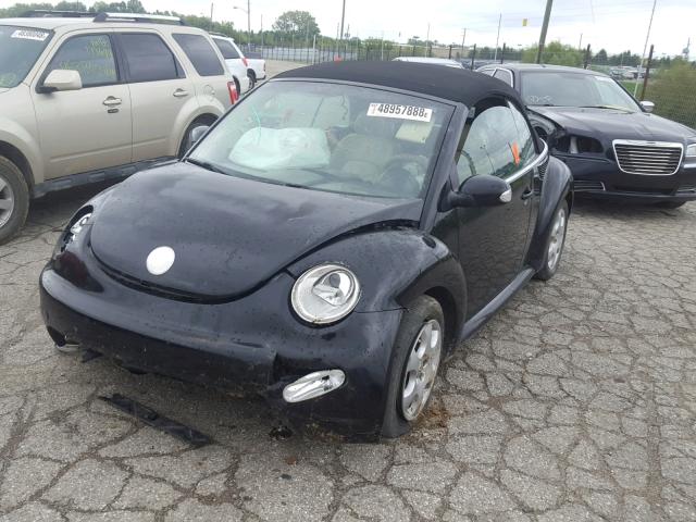 3VWCK21Y23M316134 - 2003 VOLKSWAGEN NEW BEETLE 黑色 照片 2