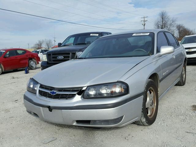 2G1WH55K4Y9330017 - 2000 CHEVROLET IMPALA LS SILVER photo 2