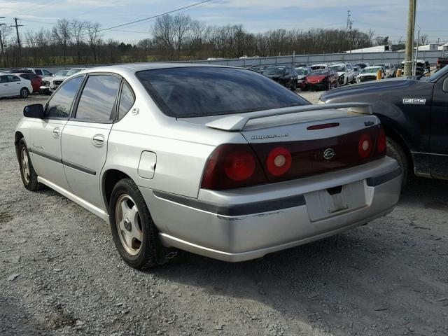 2G1WH55K4Y9330017 - 2000 CHEVROLET IMPALA LS SILVER photo 3