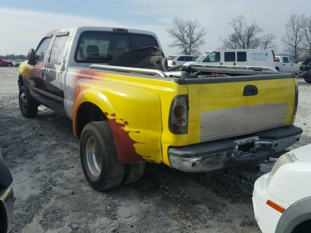 1FTWW33P55EB12404 - 2005 FORD F350 SUPER YELLOW photo 3