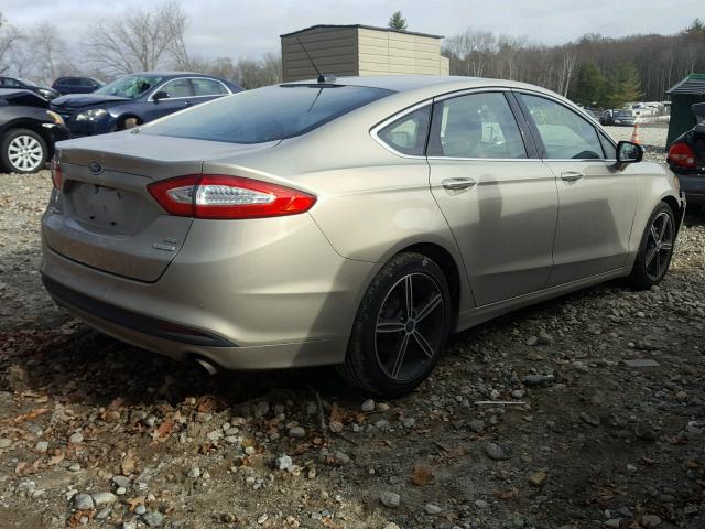 3FA6P0HD6FR121708 - 2015 FORD FUSION SE TAN photo 4