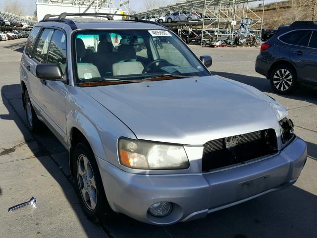 JF1SG65694H734329 - 2004 SUBARU FORESTER 2 SILVER photo 1