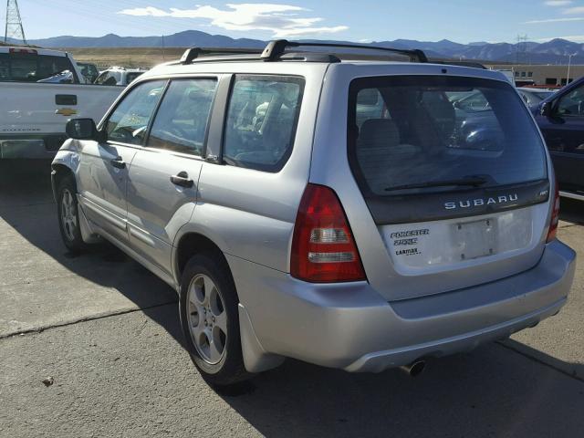 JF1SG65694H734329 - 2004 SUBARU FORESTER 2 SILVER photo 3