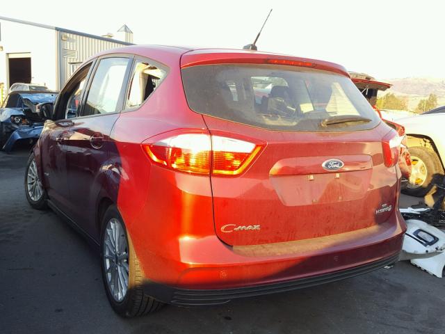 1FADP5AU2DL511778 - 2013 FORD C-MAX SE RED photo 3