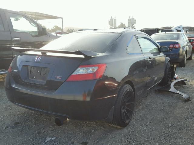 2HGFG21579H703570 - 2009 HONDA CIVIC SI BLACK photo 4