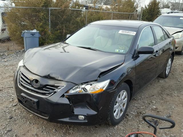 4T1BE46K19U392191 - 2009 TOYOTA CAMRY BASE BLACK photo 2