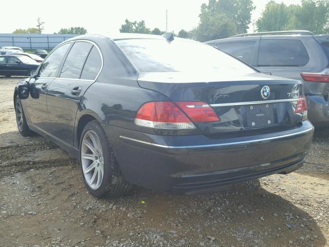 WBAHL83506DT01219 - 2006 BMW 750 I BLACK photo 3