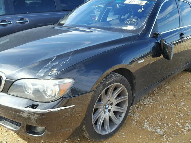 WBAHL83506DT01219 - 2006 BMW 750 I BLACK photo 9