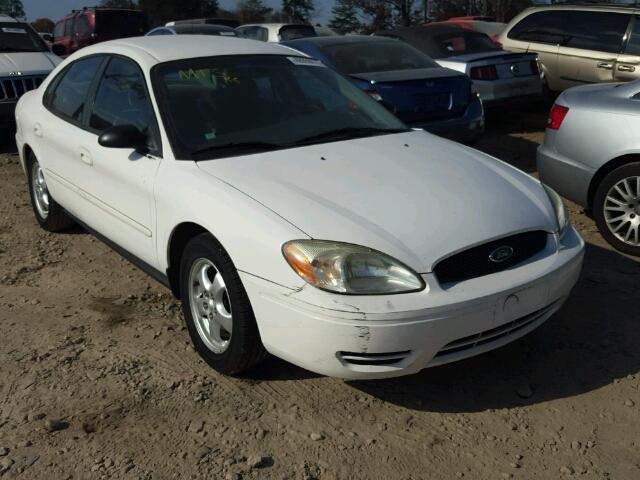 1FAFP53U85A225789 - 2005 FORD TAURUS SE WHITE photo 1