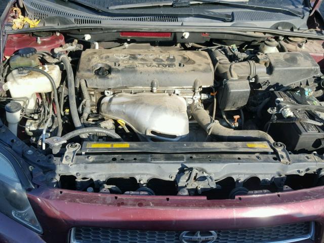 JTKDE177360124714 - 2006 TOYOTA SCION TC 栗色 照片 7