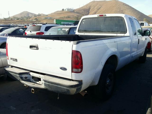 1FTNX20L81ED92138 - 2001 FORD F250 SUPER WHITE photo 4