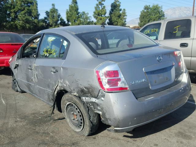 3N1AB61E88L687368 - 2008 NISSAN SENTRA 2.0 GRAY photo 3