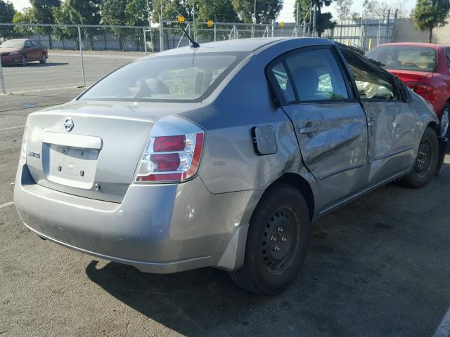 3N1AB61E88L687368 - 2008 NISSAN SENTRA 2.0 GRAY photo 4