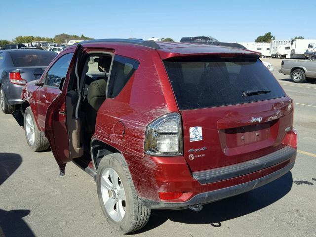 1J4NF1FB9BD177865 - 2011 JEEP COMPASS SP RED photo 3