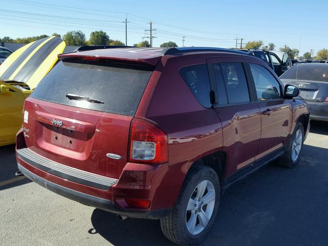 1J4NF1FB9BD177865 - 2011 JEEP COMPASS SP RED photo 4