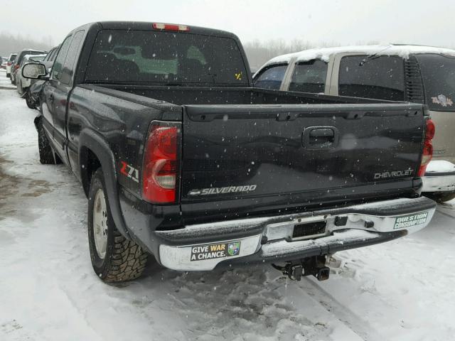 1GCEK19BX5E267490 - 2005 CHEVROLET SILVERADO BLACK photo 3