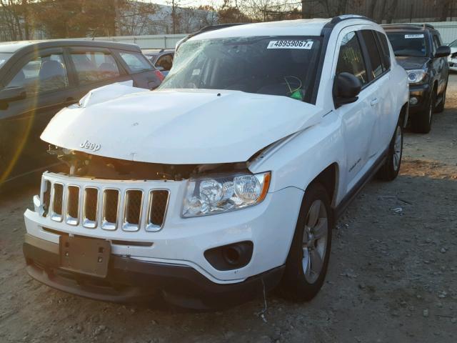 1J4NF1FB7BD145478 - 2011 JEEP COMPASS SP WHITE photo 2