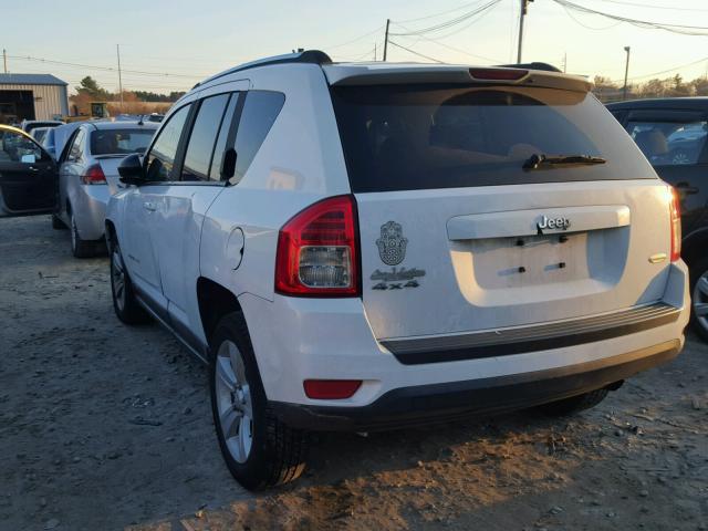 1J4NF1FB7BD145478 - 2011 JEEP COMPASS SP WHITE photo 3