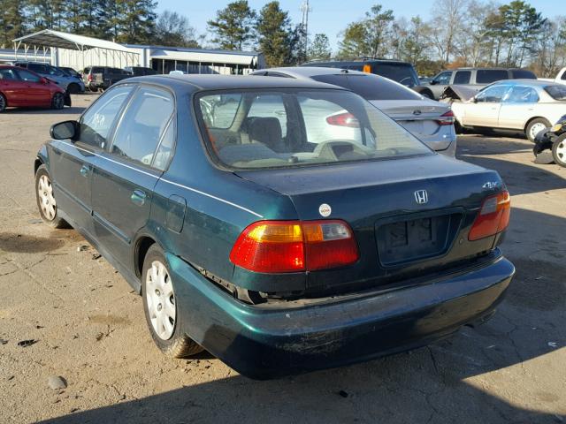 2HGEJ6610YH566528 - 2000 HONDA CIVIC BASE GREEN photo 3