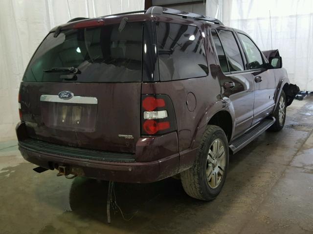 1FMEU75846UA90185 - 2006 FORD EXPLORER L MAROON photo 4