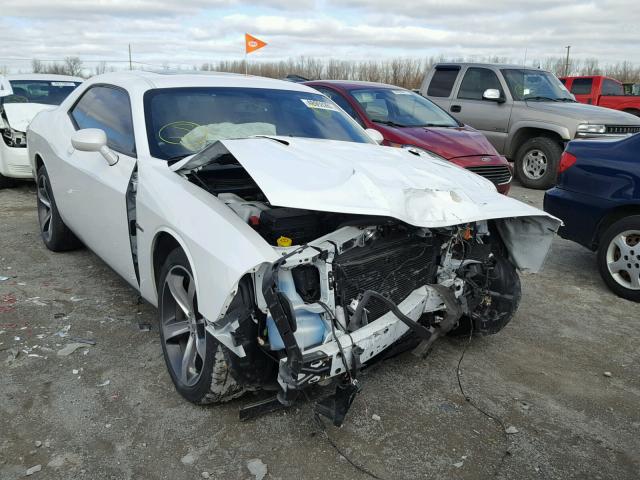 2C3CDYAG6EH310429 - 2014 DODGE CHALLENGER WHITE photo 1