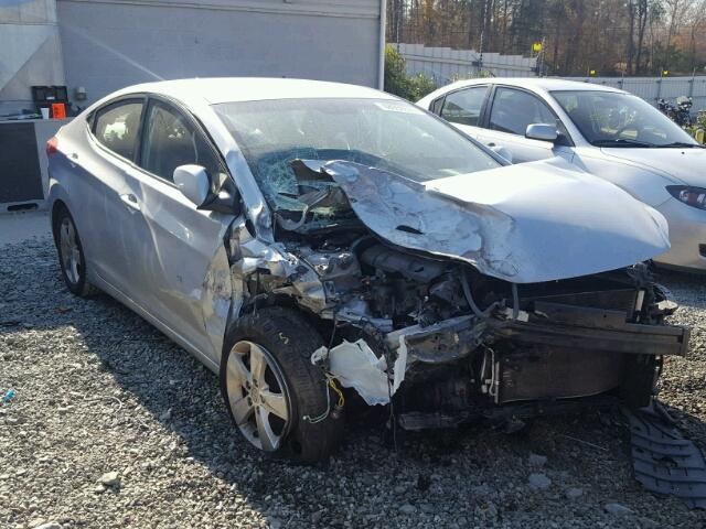 5NPDH4AE4CH072905 - 2012 HYUNDAI ELANTRA GL SILVER photo 1