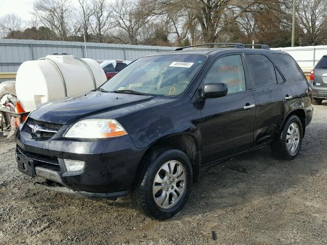 2HNYD18683H503534 - 2003 ACURA MDX TOURIN BLACK photo 2